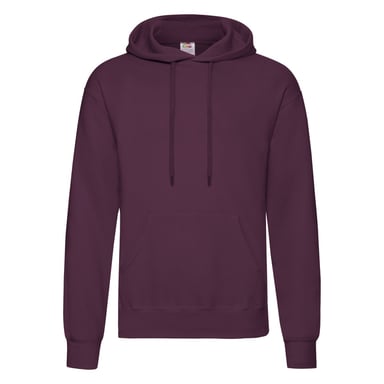 Fruit of the Loom Mens Classic Hoodie (Burgundy)