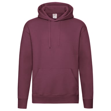 Fruit of the Loom Mens Premium 70/30 Plain Hoodie (Burgundy)