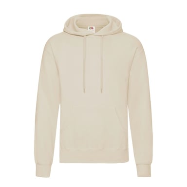 Fruit of the Loom Mens Classic Hoodie (Natural)