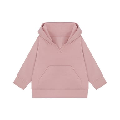 Larkwood Childrens/Kids Plain Sustainable Hoodie (Soft Pink)