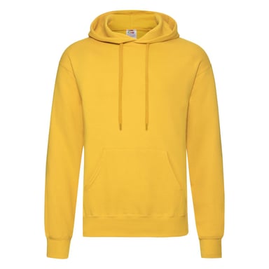 Fruit of the Loom Mens Classic Hooded Hoodie (Sunflower)