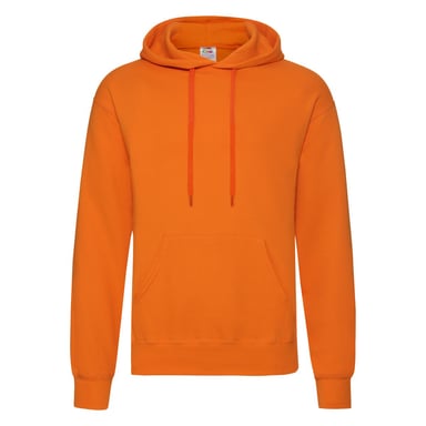 Fruit of the Loom Mens Classic Hoodie (Orange)