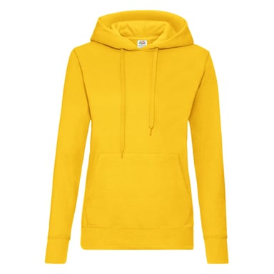Fruit of the Loom Womens/Ladies Classic Hoodie (Sunflower)