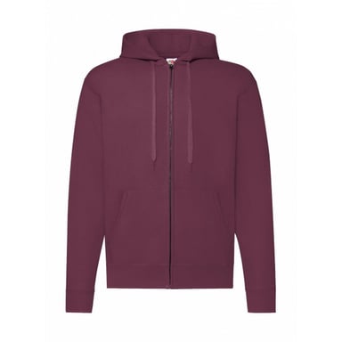 Fruit of the Loom Mens Classic Hoodie (Burgundy)