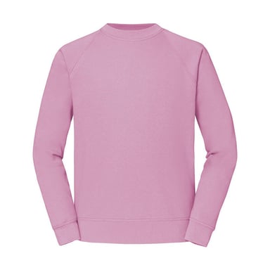 Fruit of the Loom Mens Classic Raglan Sweatshirt (Light Pink)