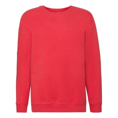 Fruit of the Loom Childrens/Kids Premium Set-in Sweatshirt (Red)