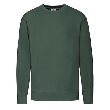 Fruit Of The Loom Mens Lightweight Set-in Sweatshirt (Bottle Green)