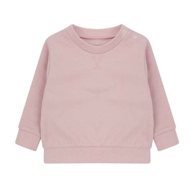 Larkwood Childrens/Kids Plain Sustainable Sweatshirt (Soft Pink)