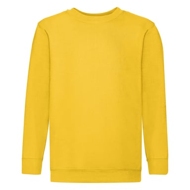 Fruit of the Loom Childrens/Kids Classic Set-in Sweatshirt (Sunflower)