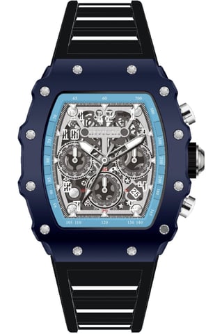 INVICTA Racing 69707 Men's Watch - Quartz Movement - Acrylic with Silver Dial - 43 mm