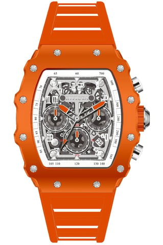 INVICTA Racing 69697 Men's Watch - Quartz Movement - Acrylic with Silver Dial - 43 mm