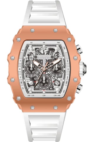 INVICTA Racing 69702 Men's Watch - Quartz Movement - Acrylic with Silver Dial - 43 mm