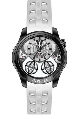 Invicta Specialty 50577 Men's Watch - Quartz Movement - Stainless Steel with Black Dial - 46 mm