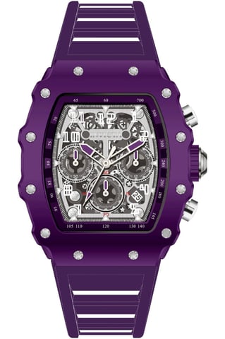 INVICTA Racing 69709 Men's Watch - Quartz Movement - Acrylic with Silver Dial - 43 mm