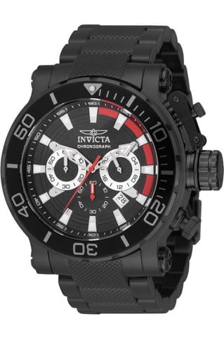 Invicta Coalition Forces 50227 Men's Watch - Quartz Movement - Stainless Steel with Black Dial - 52 mm