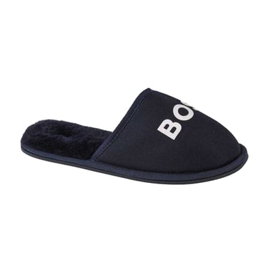 Boss Childrens/Kids Logo Slippers (Navy Blue)