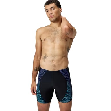 Speedo Mens Duo Logo Jammer Shorts (Blue)