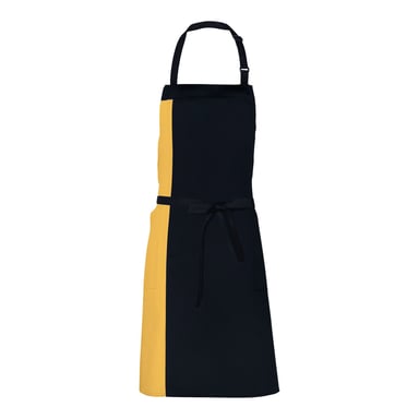 Link Kitchen Wear Unisex Adult Duo Apron (Black/Sunflower)