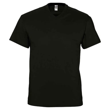 SOLS Mens Victory V Neck T-Shirt (Deep Black)