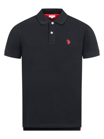 U.S. Polo Assn. heren poloshirt van katoen in piqué