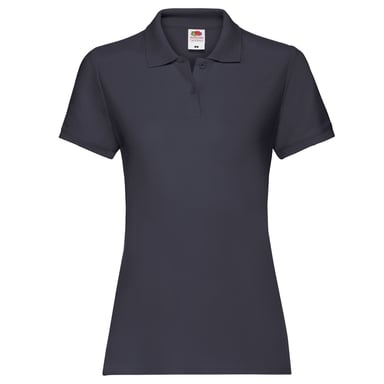 Fruit of the Loom Womens/Ladies Premium Plain Polo Shirt (Deep Navy)