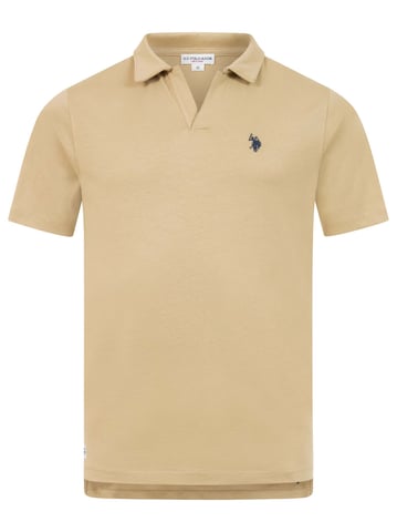 U.S. Polo Assn. men’s polo shirt with open collar