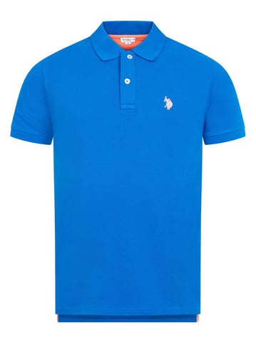 U.S. Polo Assn. heren poloshirt van katoen in piqué