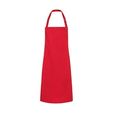 Karlowsky Santorini Press Stud Bib Apron (Red)