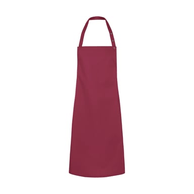 Karlowsky Santorini Press Stud Bib Apron (Dark Red)
