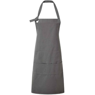 Premier Calibre Heavy Cotton Pocket Apron (Dark Grey)