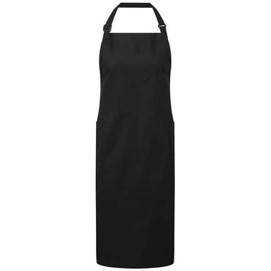 Premier Fairtrade Recycled Bib Apron (Black)
