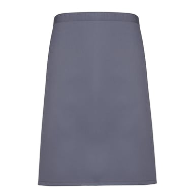 Premier Unisex Adult Colours Collection Mid Length Waist Apron (Steel)