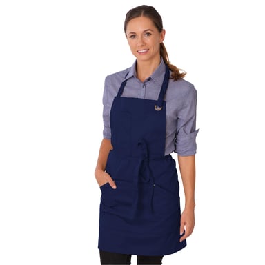 Dennys Unisex Adult Le Chef Full Apron (Navy Blue)