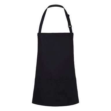 Karlowsky Womens/Ladies Short Pocket Bib Apron (Black)