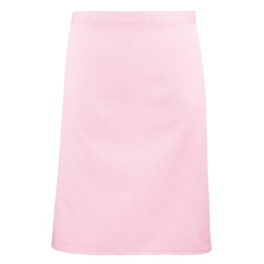 Premier Unisex Adult Colours Collection Mid Length Waist Apron (Pink)