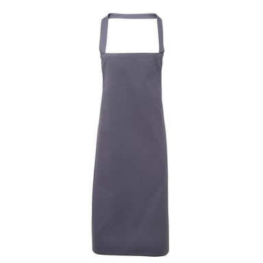 Premier Organic Cotton Bib Apron (Steel)
