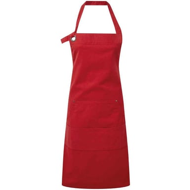 Premier Calibre Heavy Cotton Pocket Apron (Red)