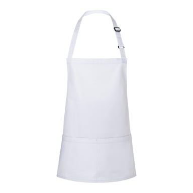 Karlowsky Womens/Ladies Short Pocket Bib Apron (White)