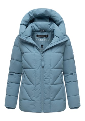 Marikoo women’s winter jacket Kuschelnasee with hood and fleece lining