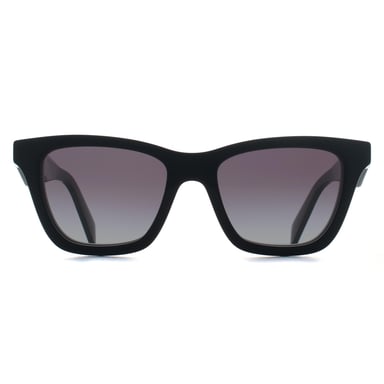 Prada PRC07S 16K90A zwart grijs gradiënt zonnebril