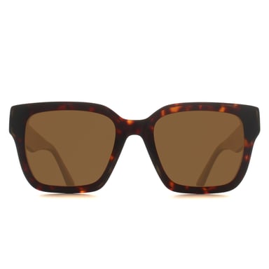 Quay Drive In 78611 zonnebril donker tortoise bruin