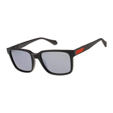 Superdry SDS-5039 104 matzwarte zilverspiegel gepolariseerde zonnebril