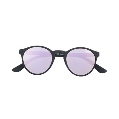 Superdry SDS Saratoga 191 matzwarte roze spiegelzonnebril