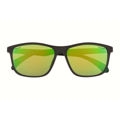 Superdry SDS-5014 104P matzwarte groene spiegel gepolariseerde zonnebril