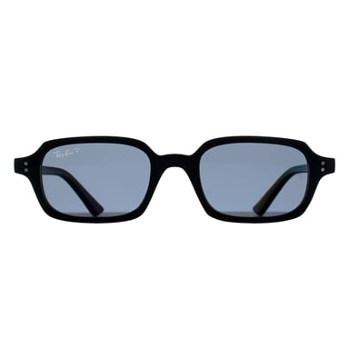 Ray-Ban RB4455 Zuri 667781 zwart donkergrijs gepolariseerde zonnebril