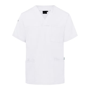 Karlowsky Mens Essential Slip-on Short-Sleeved Work Tunic (White)
