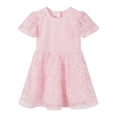 Minoti Girls Circle Flared Dress (Pink)