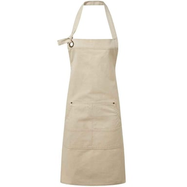 Premier Calibre Heavy Cotton Pocket Apron (Natural)