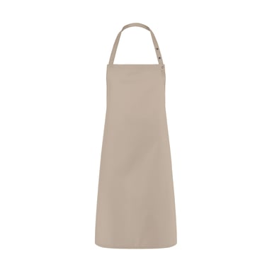 Karlowsky Santorini Press Stud Bib Apron (Sand)