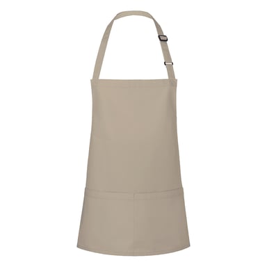 Karlowsky Womens/Ladies Short Pocket Bib Apron (Sand)